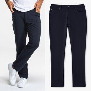 Swet Tailor All In Pants Men's 34x34 Navy Blue Comfort Preppy Stretch Athleisure